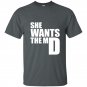 She wants the md sweat funny medical doctor student t-shirt