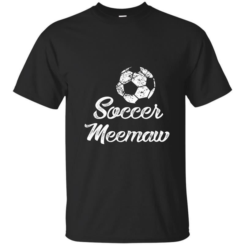 Soccer meemaw cute funny player fan gift t-shirt
