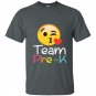 Team pre k teacher emoji hearts love back to school t-shirt