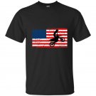 Usa veteran american flag motocross dirtbike vintage t-shirt