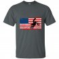 Usa veteran american flag motocross dirtbike vintage t-shirt