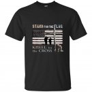Veterans day stand for the flag kneel for the cross t-shirt