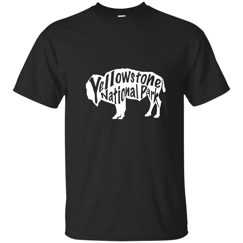 Yellowstone national park bison buffalo wildlife tee t-shirt