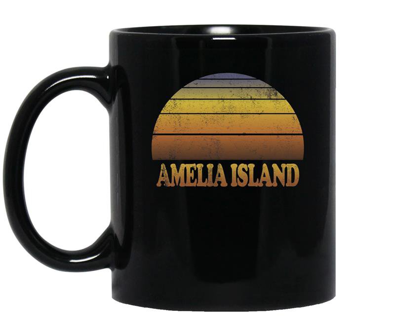 Amelia island florida clothes medium coffee Mug_Black