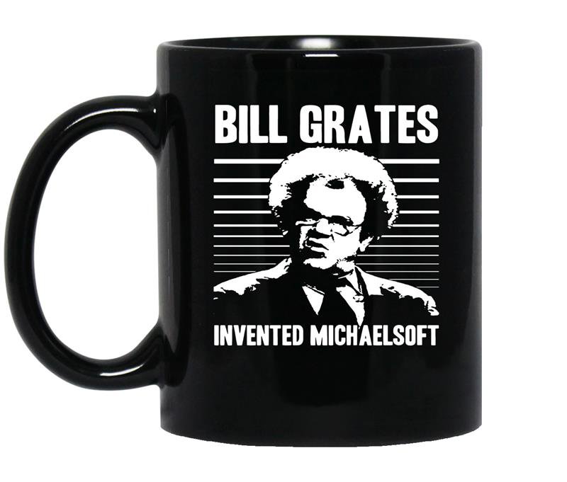 Bill grates invented michaelsoft large coffee Mug_Black