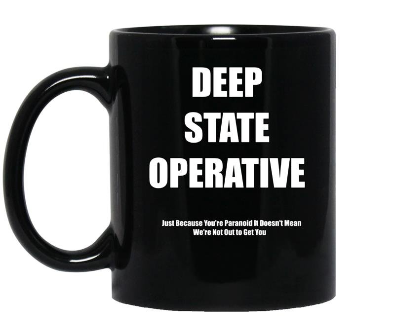Deep state operative tee coffee Mug_Black