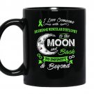 Duchenne muscular dystrophy awareness moon back love coffee Mug_Black