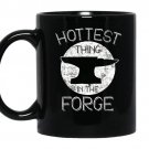 Hottest thing in the forge funny blacksmith tee coffee Mug_Black