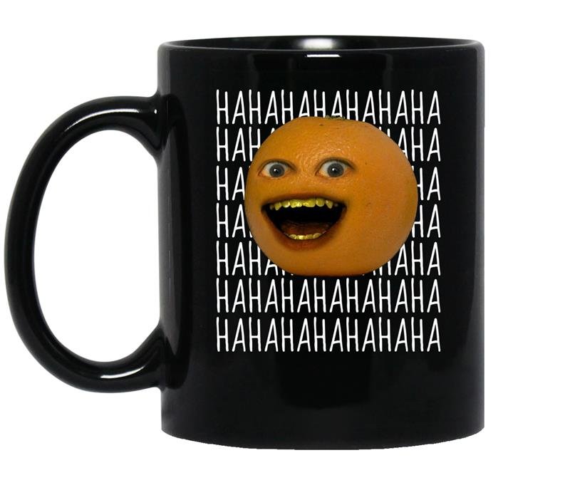 Kids annoying orange coffee Mug_Black