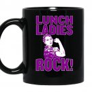 Lunch lady rock coffee Mug_Black