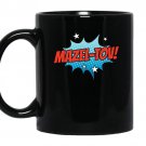 Mens mazel tov jewish coffee Mug_Black