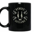 Mens street outlaws asphalt coffee Mug_Black