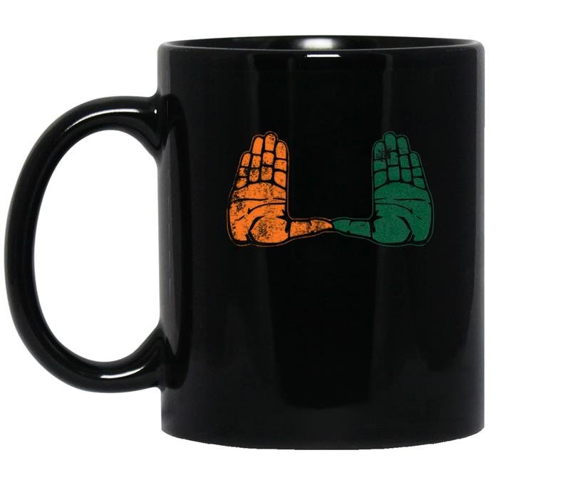 Miami university fan tee cool hand u coffee Mug_Black