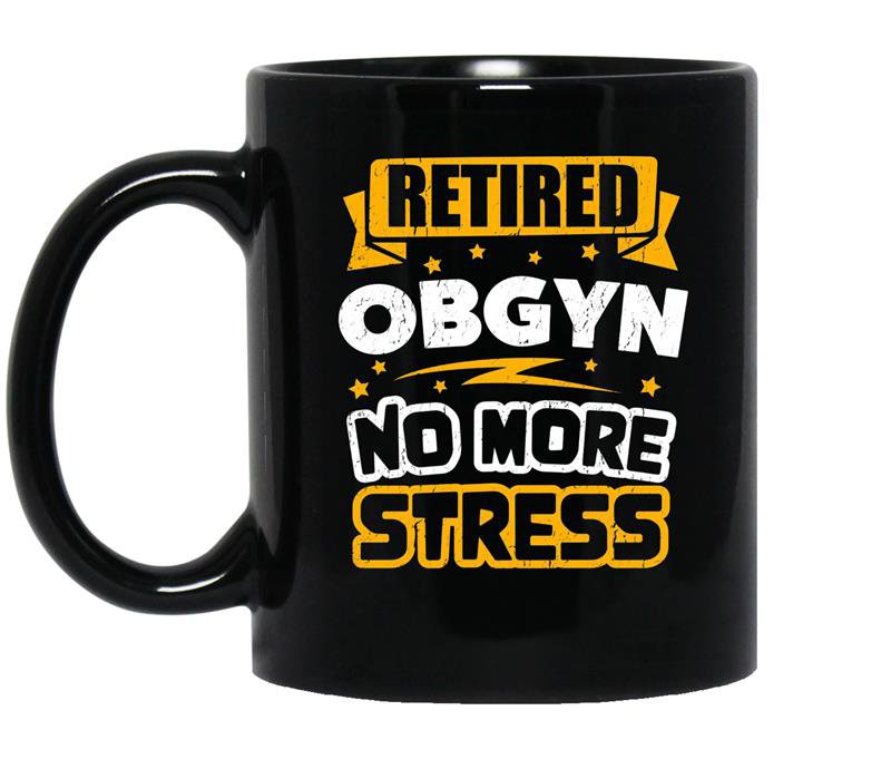 Obgyn retirement gift idea coffee Mug_Black
