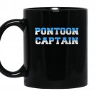 Pontoon captain funny boating for pontoon captain coffee Mug_Black