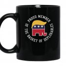 Proud member of the basket of deplorable coffee Mug_Black