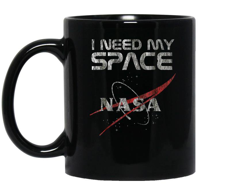 Retro i need my space nasa logo tee coffee Mug_Black