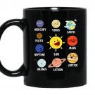 Solar system astrophysicist cool milky way coffee Mug_Black
