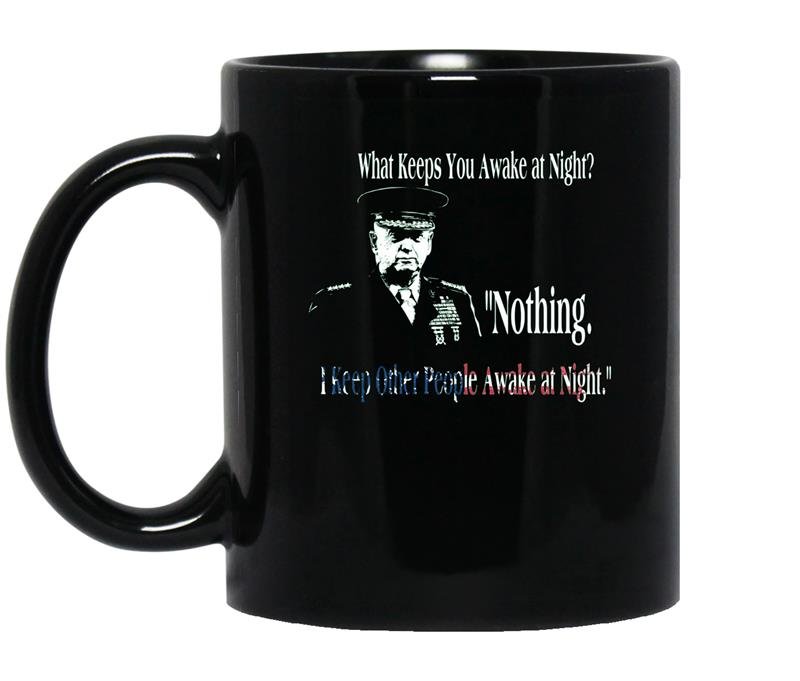 What keeps you awake at night james mattis mad dog coffee Mug_Black