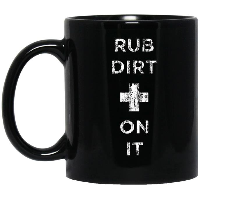 Womens rub dirt paramedic coffee Mug_Black