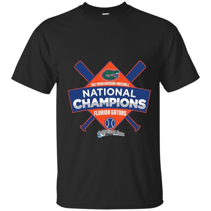 2017 ncaa division i baseball nation champions florida gators t-shirt