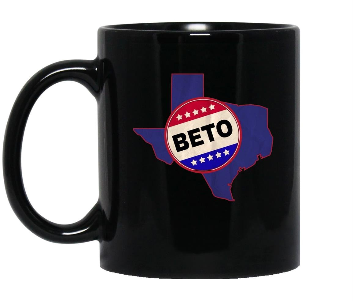 Beto for texas vote beto orourke for senate bumper Coffee Mug_Black