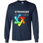 Stronger than hate iconic pittsburgh steelers logo jewish star Long Sleeve