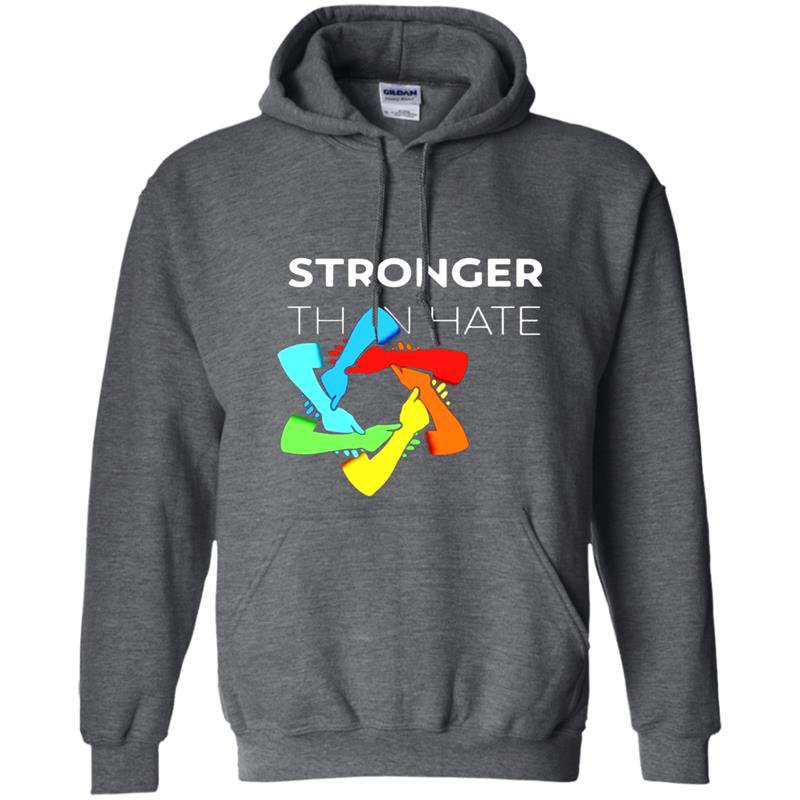 Stronger than hate iconic pittsburgh steelers logo jewish star Hoodie