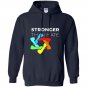 Stronger than hate iconic pittsburgh steelers logo jewish star Hoodie