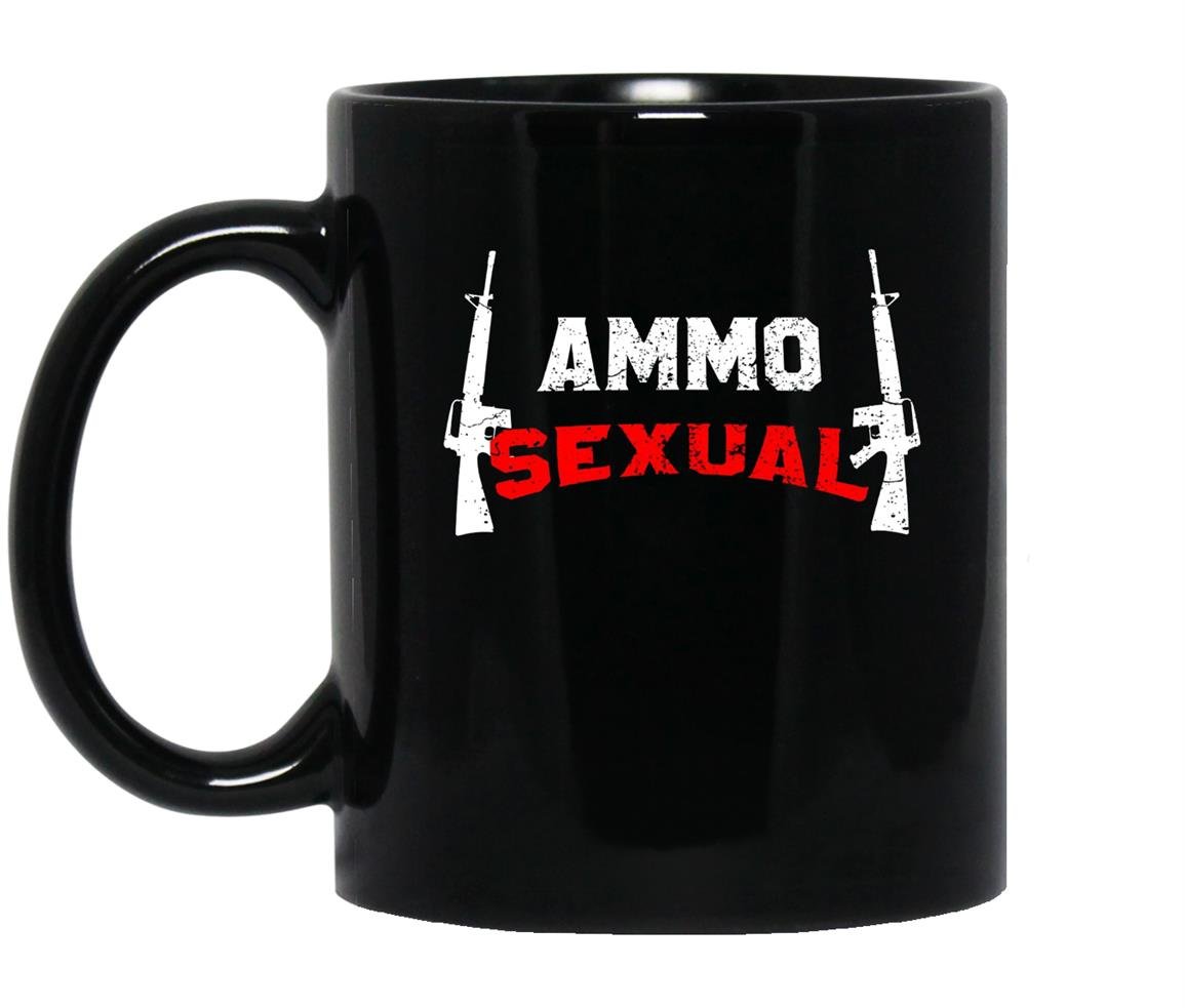 Ammosexualfunny for gun owners Mug Black