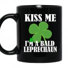 Bald leprechaun patricksmen Mug Black