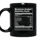 Business analyst nutrition facts funny Mug Black