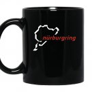 Classic nurburgring track map graphichoody Mug Black
