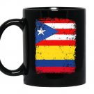 Colombian puerto ricanflag vintage colombia rico Mug Black
