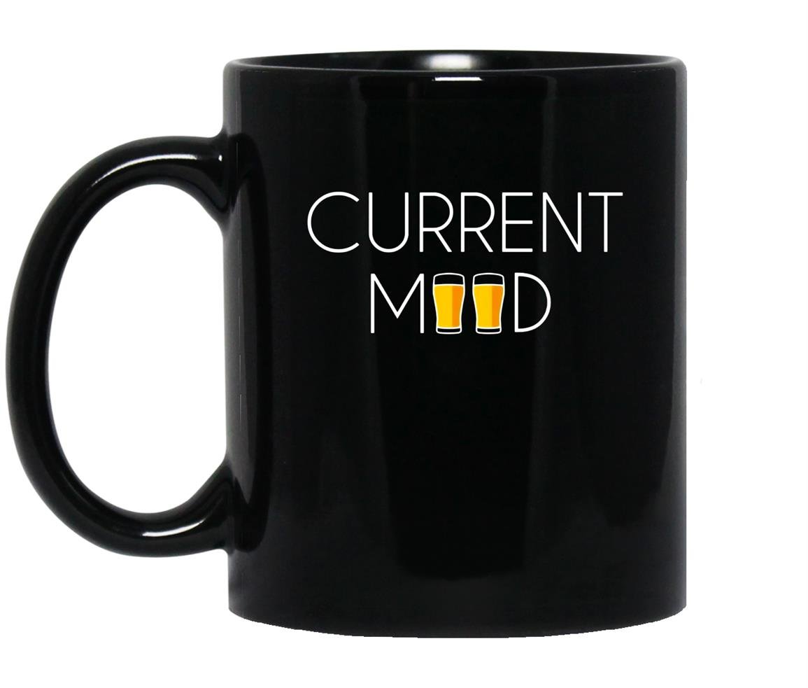 Current mood beer clever Mug Black