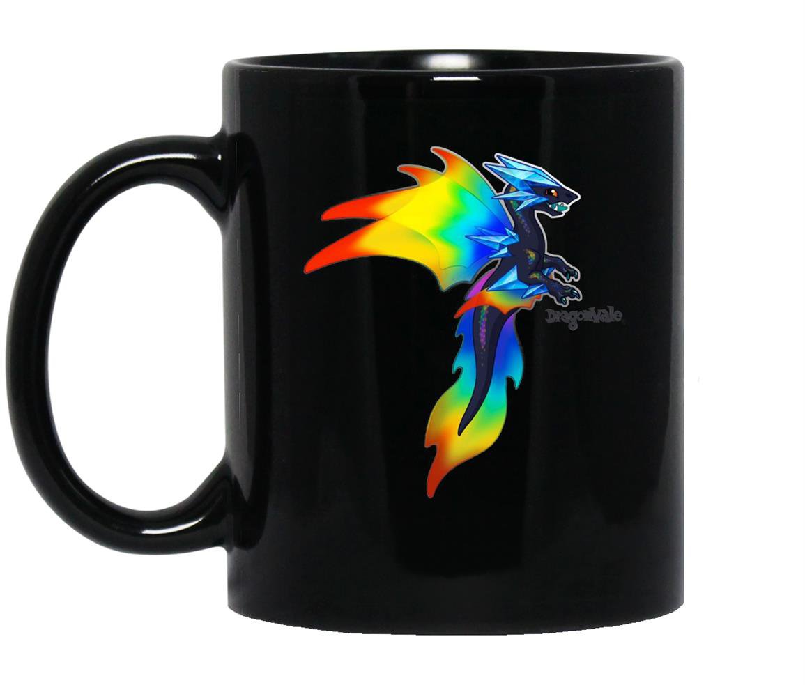 Dragonvale prism dragon Mug Black