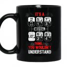 Driver truckerits a thing you wouldnt understand truck driver Mug Black