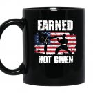 Earned not given karate fighter martial arts Mug Black