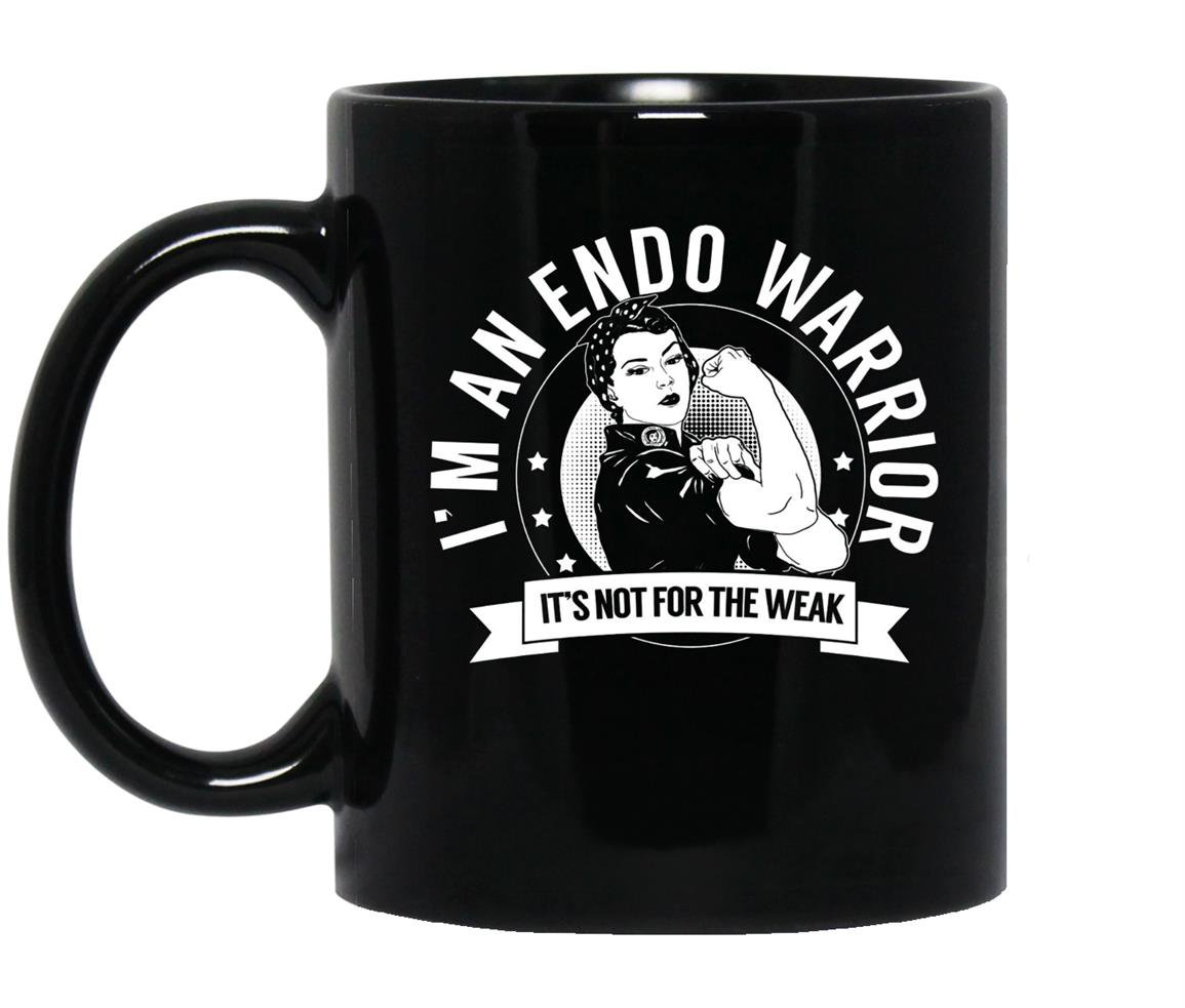 Endo warrior nftw endometriosis awareness Mug Black