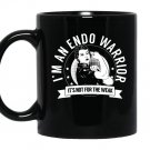 Endo warrior nftw endometriosis awareness Mug Black