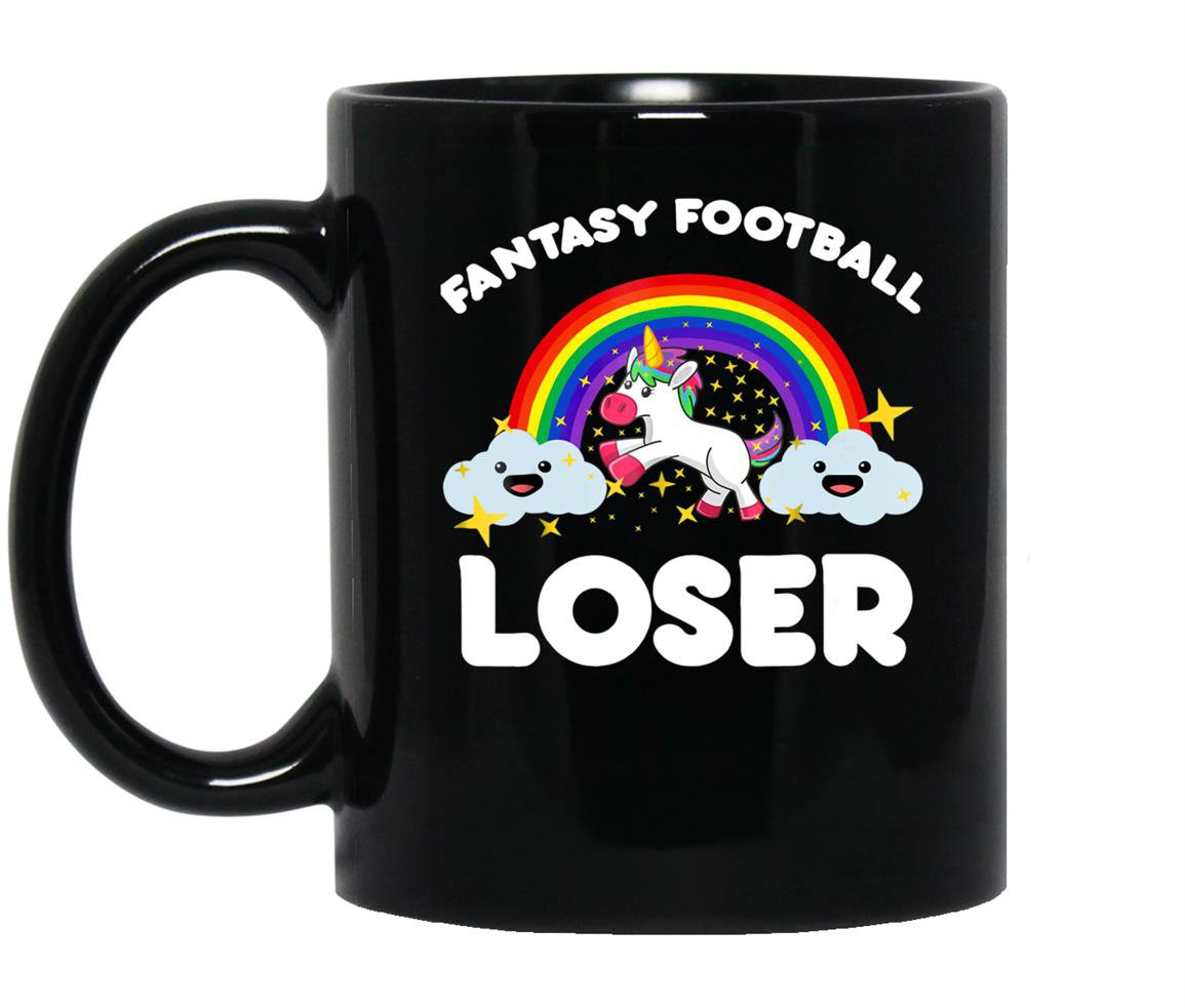 Fantasy football last place last place trophy Mug Black