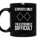 Funny ski snowboardswea experts only gift Mug Black