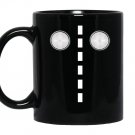 Headlights with road markings funny halloween costume Mug Black