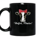 Heifer please farm cow lover Mug Black
