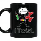 I twist balloon artist busybodies stick figure gift Mug Black