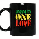 Jamaica one loverasta colors reggae Mug Black