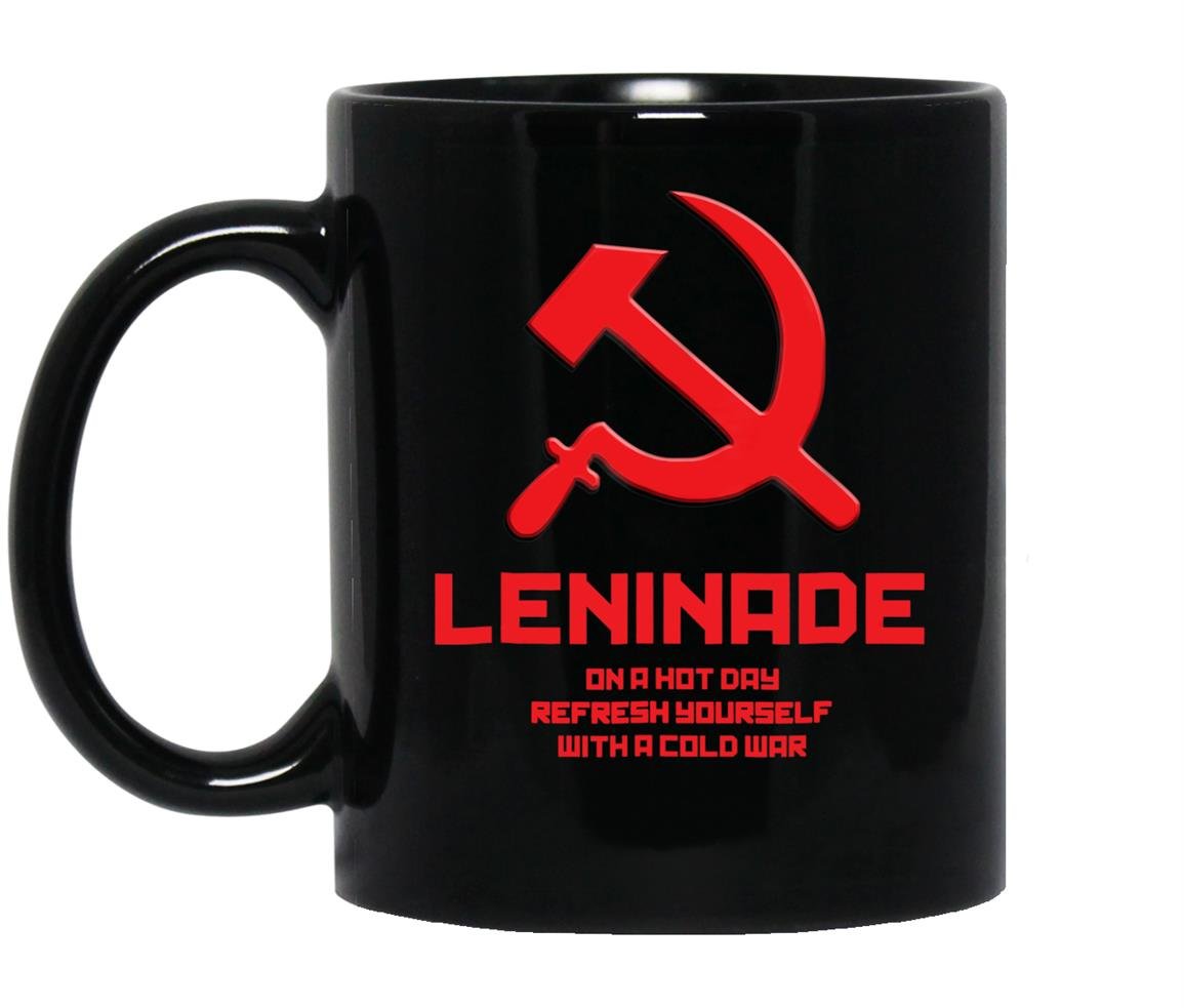 Leninade on a hot day refresh yourself with a cold war Mug Black