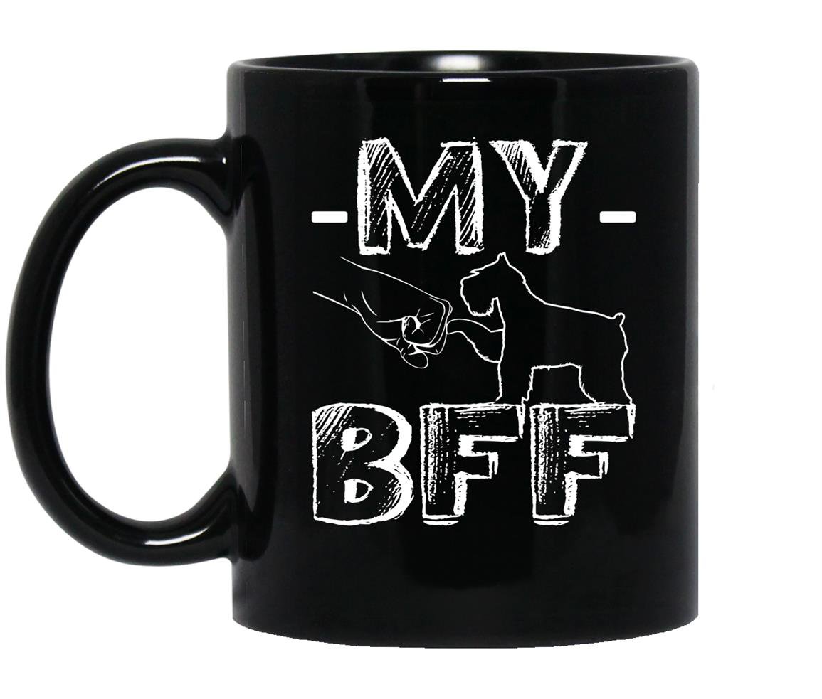 My best friend forever giant schnauzer Mug Black
