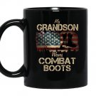 My grandson wears combat boots Mug Black