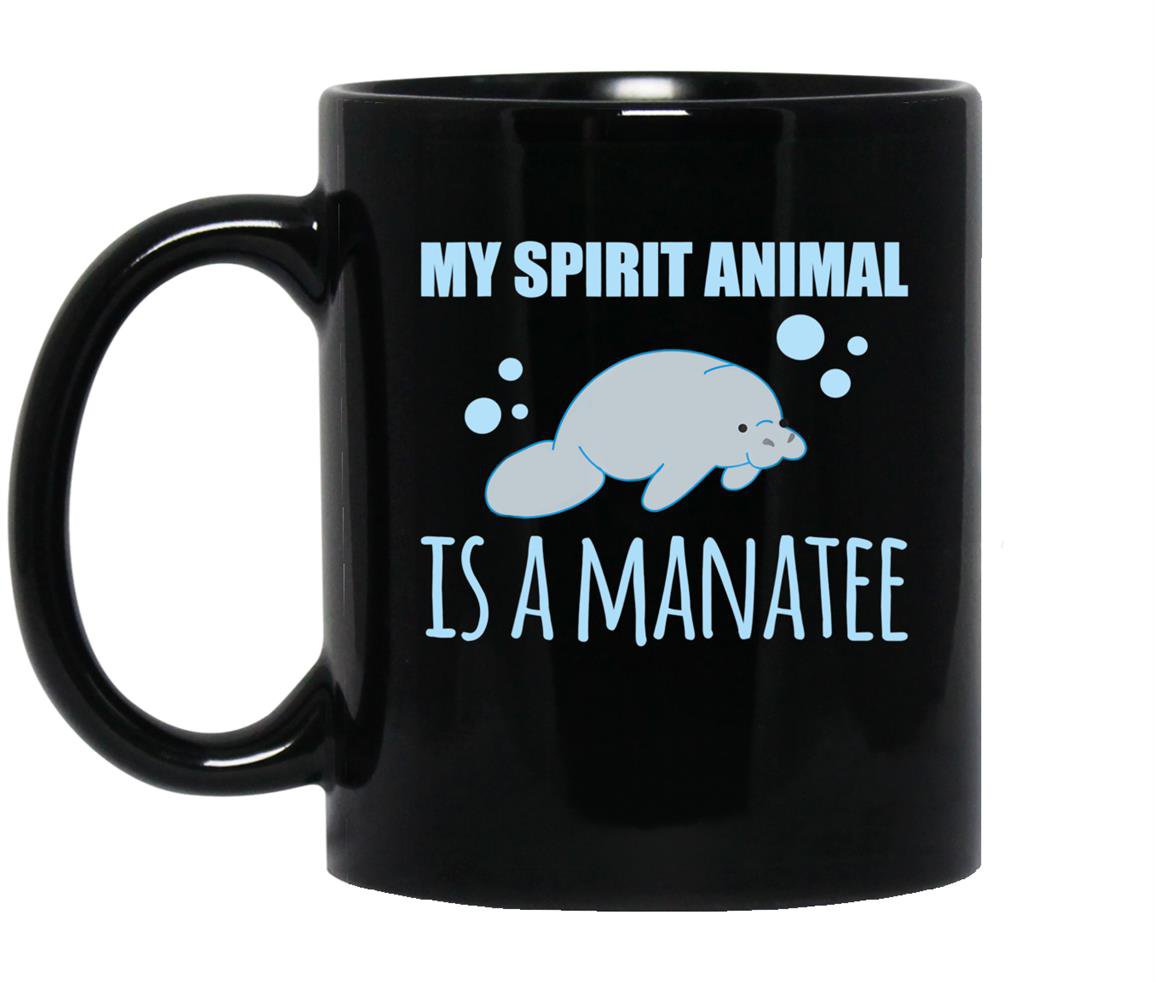 My spirit animal is a  lover gift Mug Black